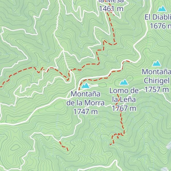 Map of Montaña de la Morra