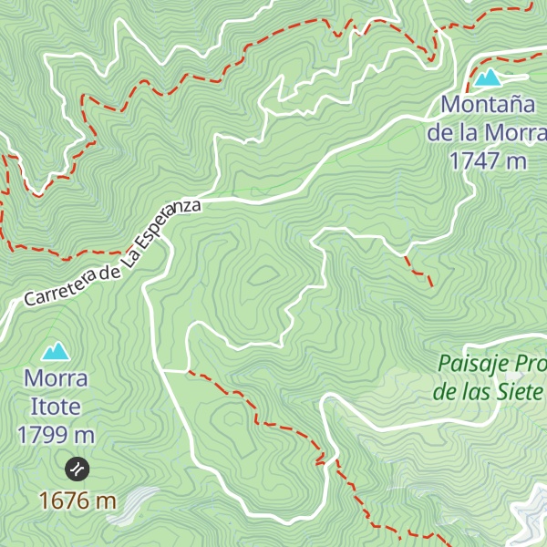 Map of Montaña Aricama