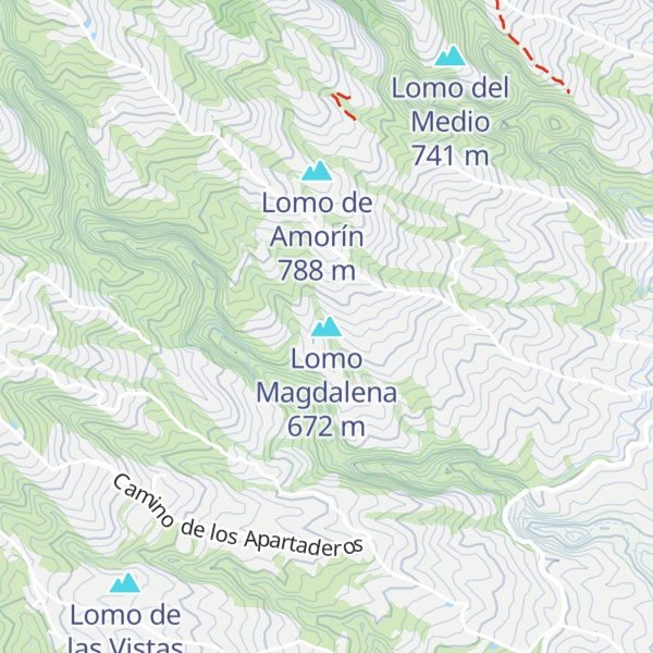 Map of Lomo Magdalena