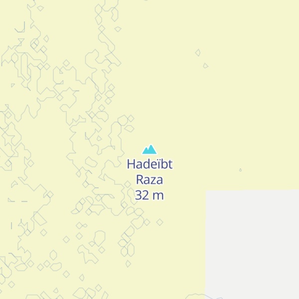 Map of Hadeïbt Raza