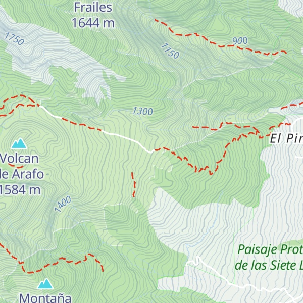 Map of Refugio de las Arenas