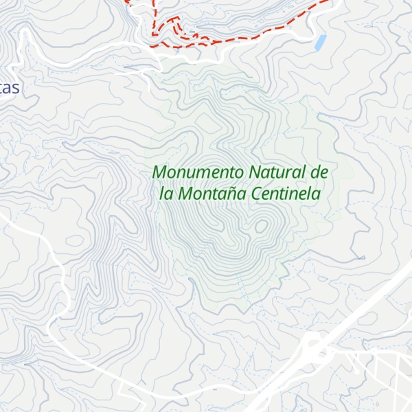 Map of Montaña Centinela