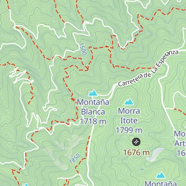 Map of Montaña Blanca