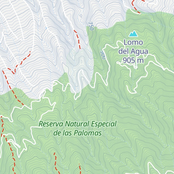 Map of Lomo de la Rosa