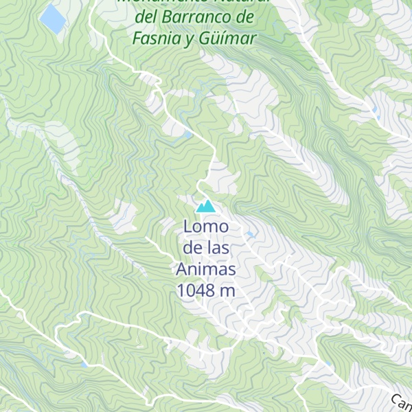 Map of Lomo de las Animas
