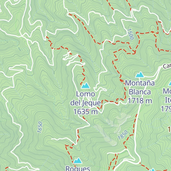 Map of Lomo del Jeque