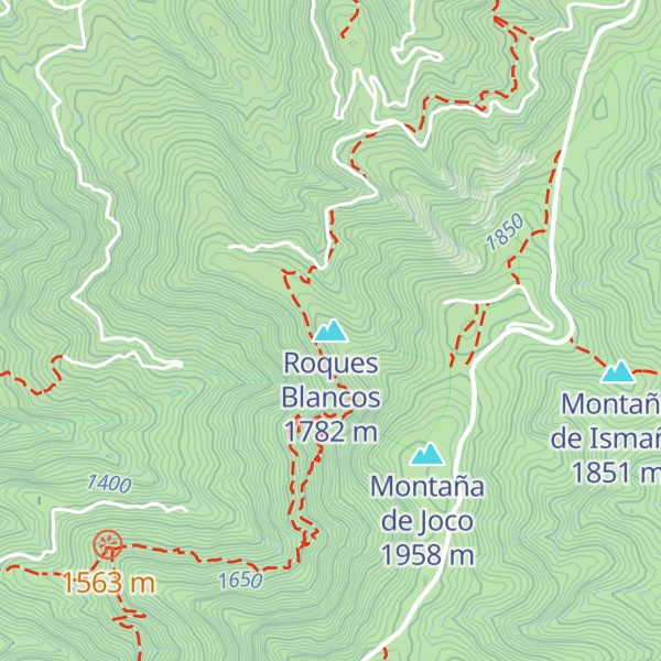 Map of Roques Blancos