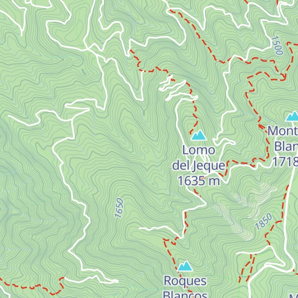 Map of Lomo de la Resbala