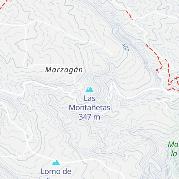 Map of Las Montañetas