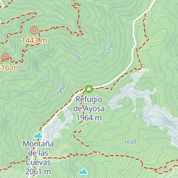 Map of Refugio de Ayosa