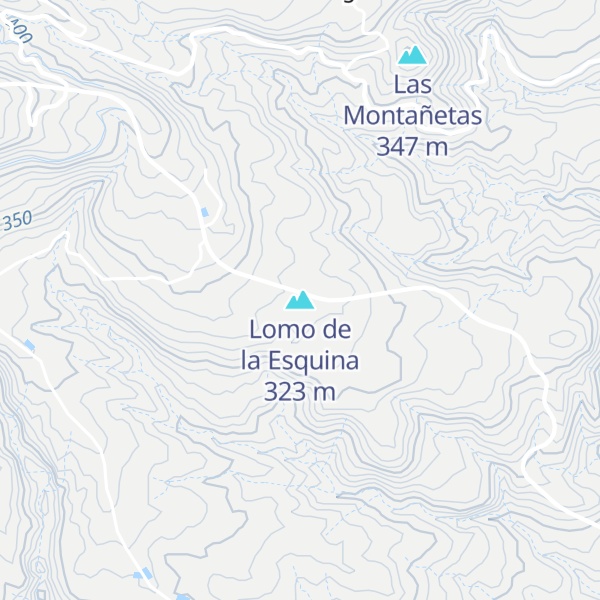 Map of Lomo de la Esquina