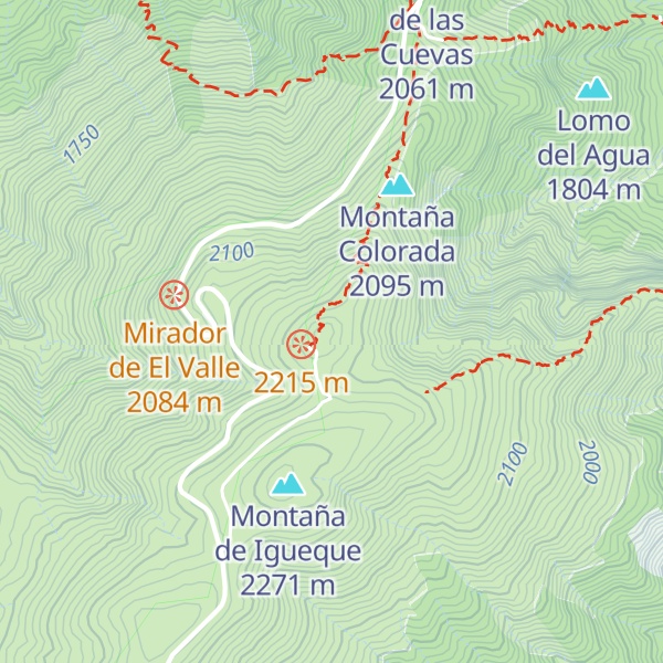 Map of Montaña de la Negrita