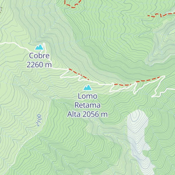 Map of Lomo Retama Alta