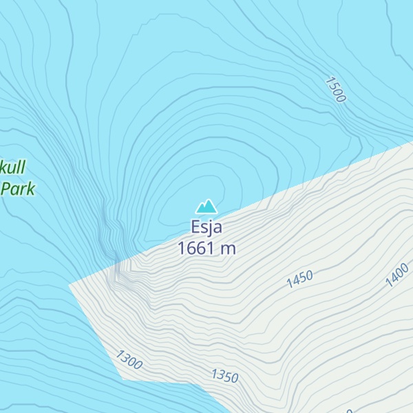 Map of Esja