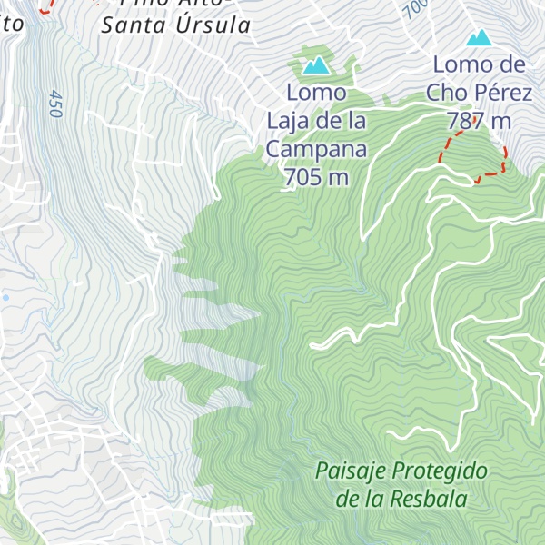 Map of Lomo del Corral