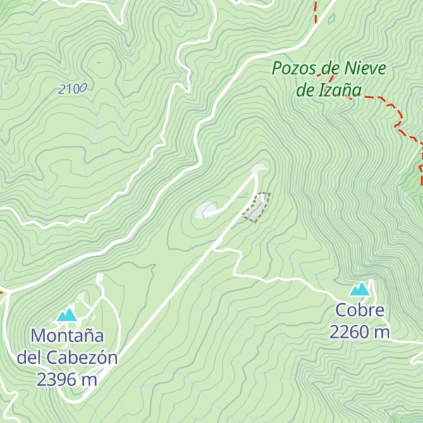 Map of Izaña