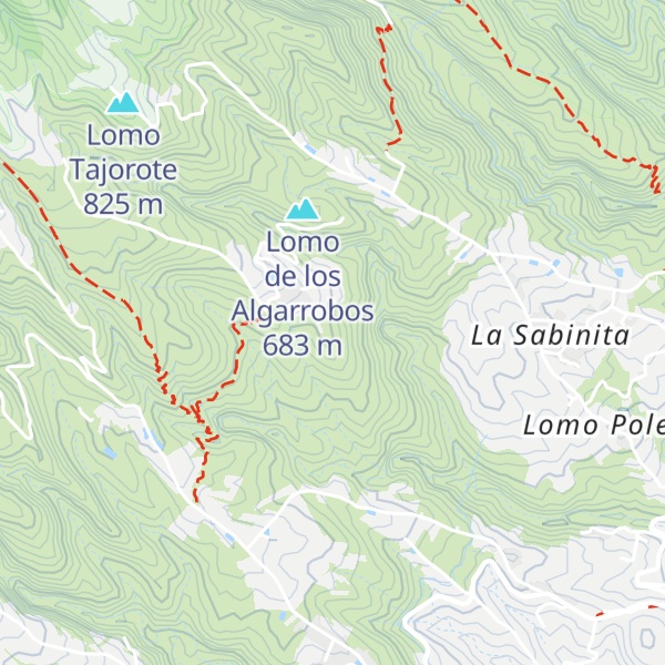 Map of Lomo Polegre
