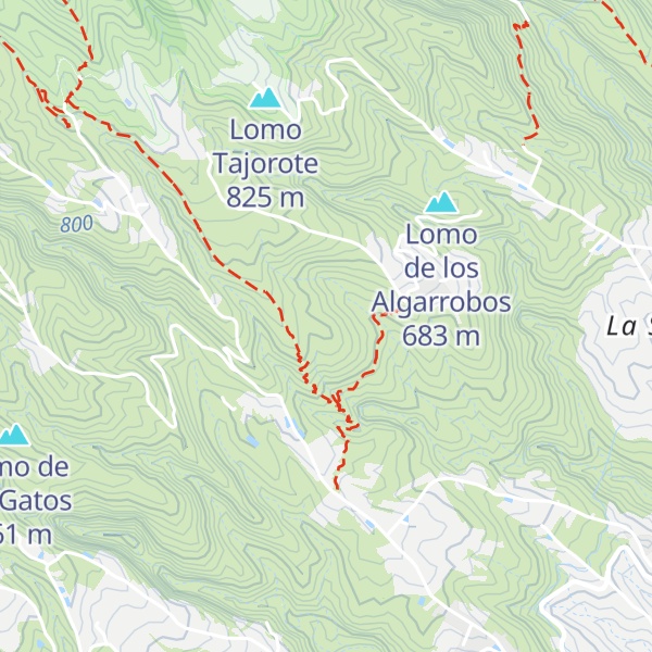 Map of Lomo de los Morriones