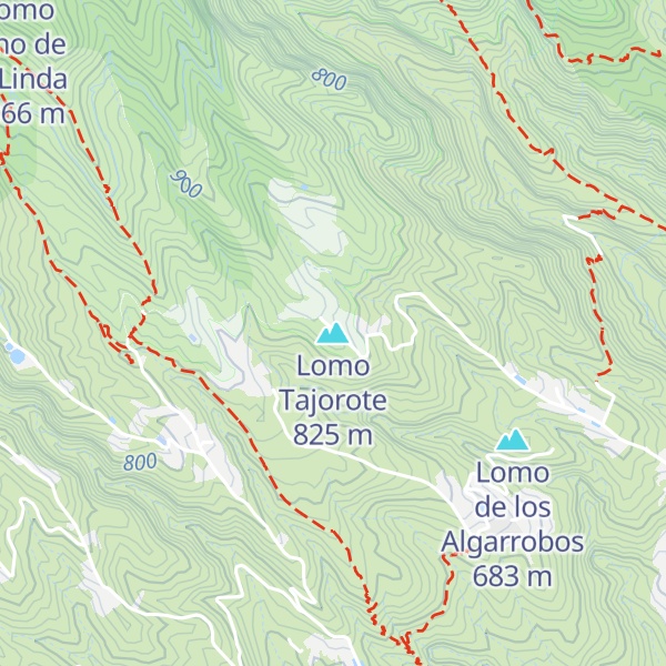 Map of Lomo Tajorote
