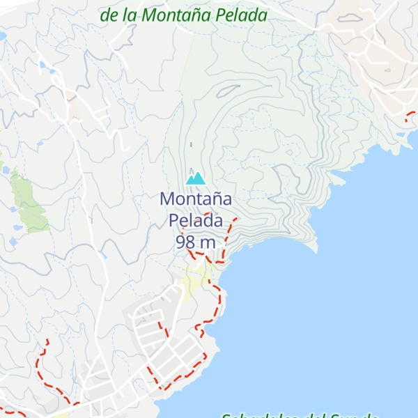 Map of Montaña Ensanchada
