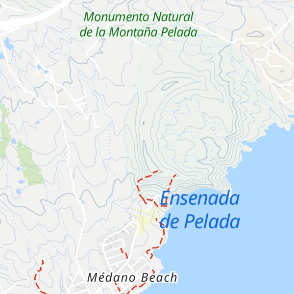 Map of Montaña Pelada