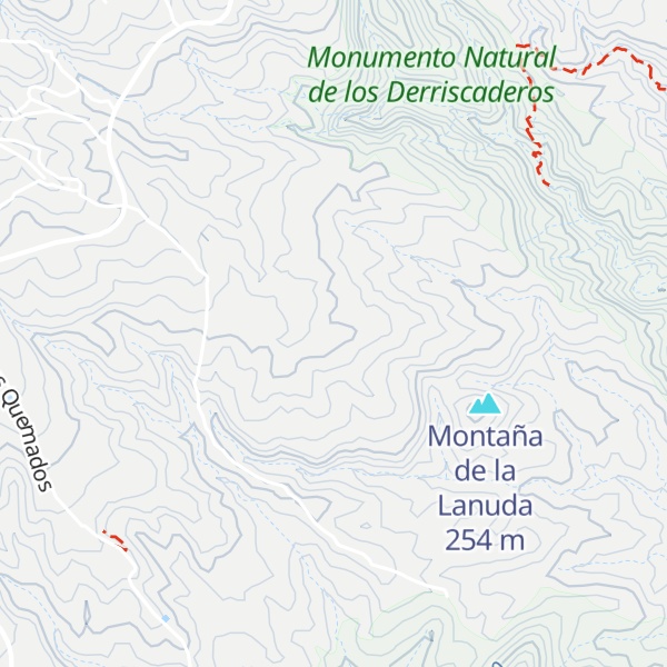 Map of Lomo de las Quemadas