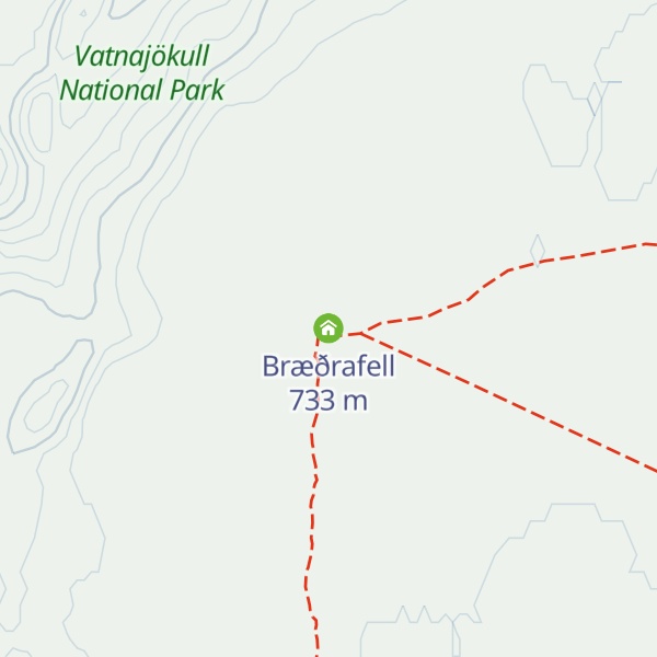 Map of Bræðrafell