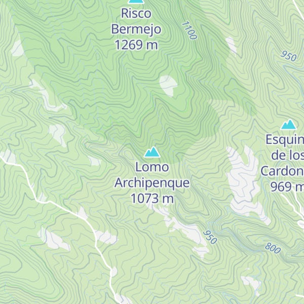 Map of Lomo Archipenque