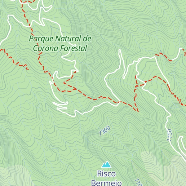 Map of Morra de Durán