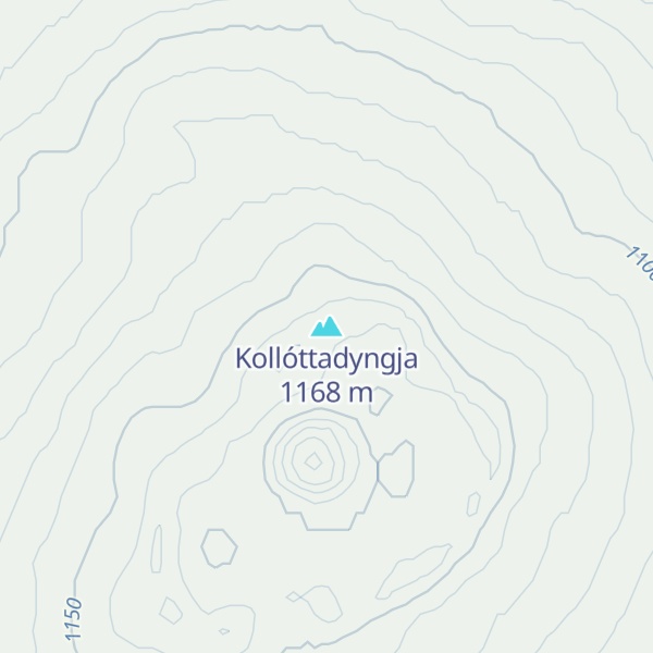 Map of Kollóttadyngja