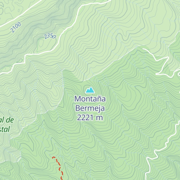 Map of Montaña Bermeja