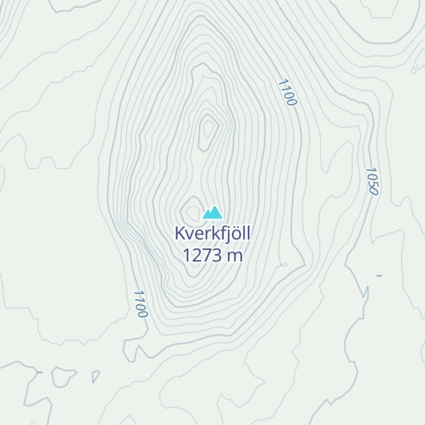 Map of Kverkfjöll