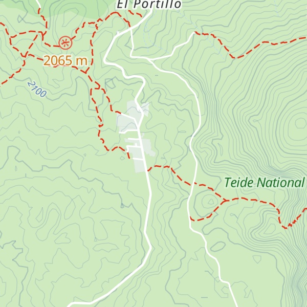 Map of Refugio del Grupo Montañero de Tenerife