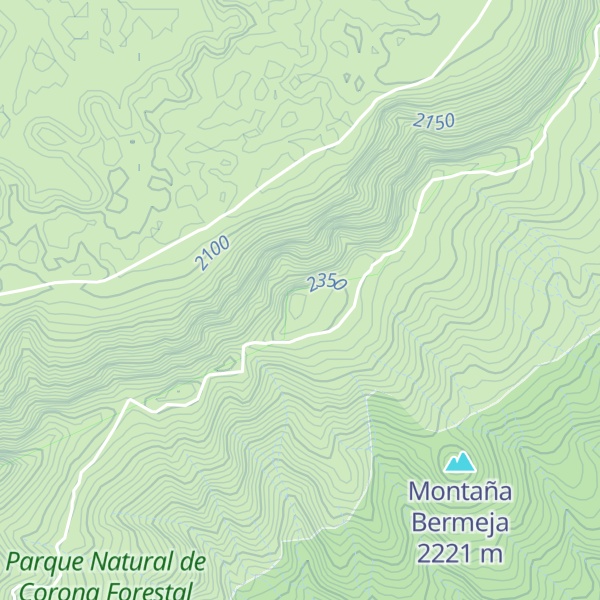 Map of Montaña de la Angostura