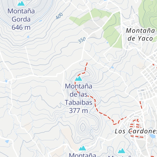 Map of Montaña de las Tabaibas