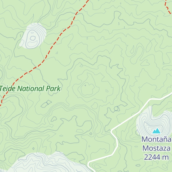 Map of Montaña de los Corrales