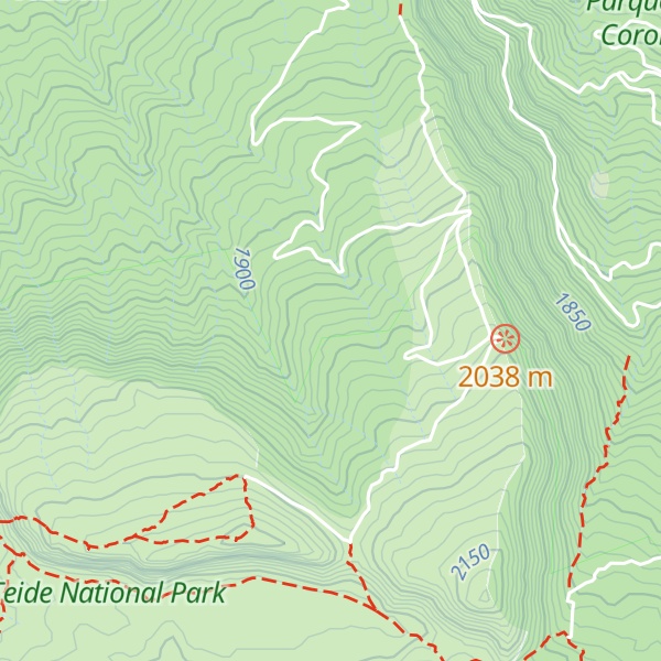 Map of Lomo de la Burra