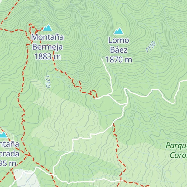 Map of Campamento Madre del Agua