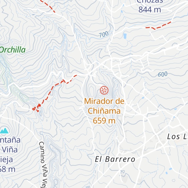 Map of Montaña Chiñama