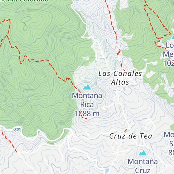 Map of Montaña Rica