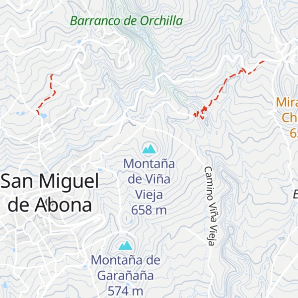 Map of Montaña de Viña Vieja