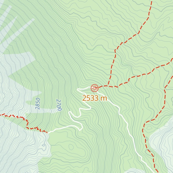 Map of Refugio Montaña Blanca