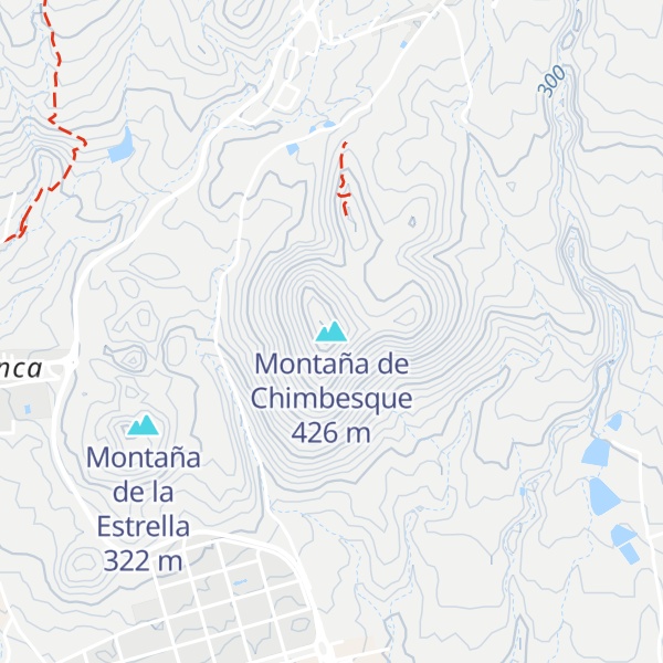 Map of Montaña de Chimbesque
