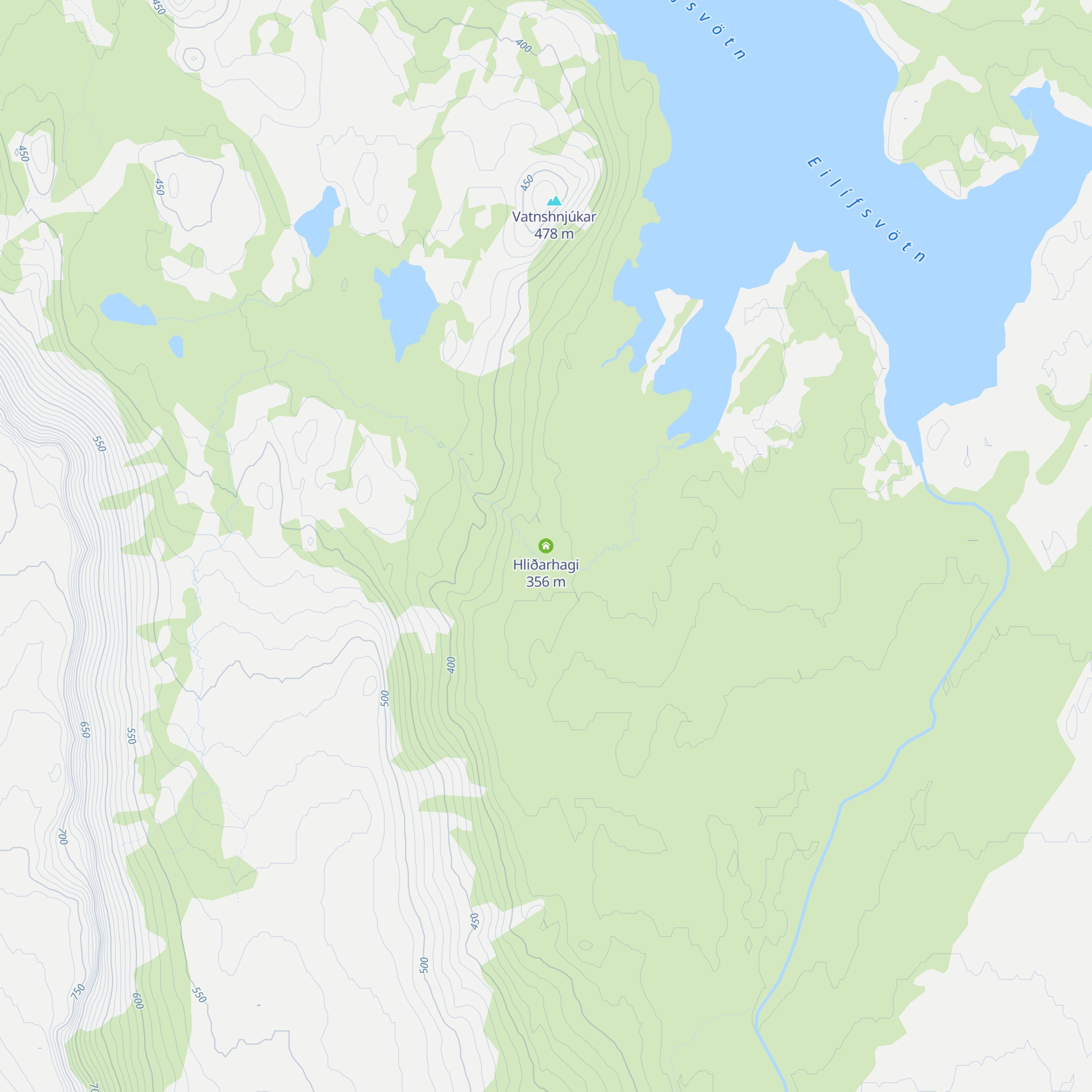 Hliðarhagi map