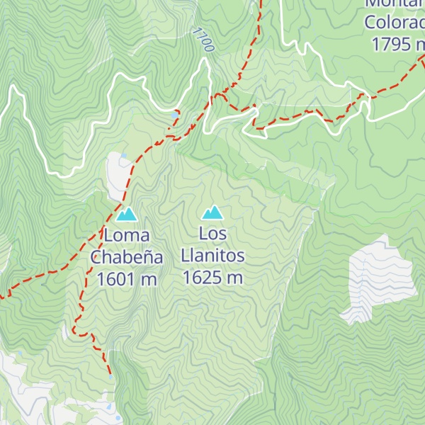 Map of Los Llanitos