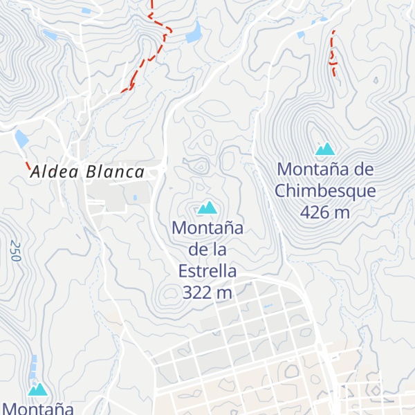 Map of Montaña de la Estrella