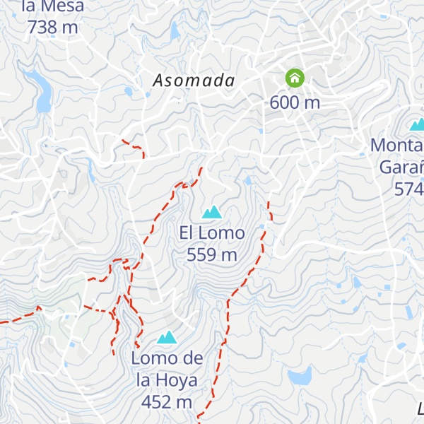 Map of El Lomo