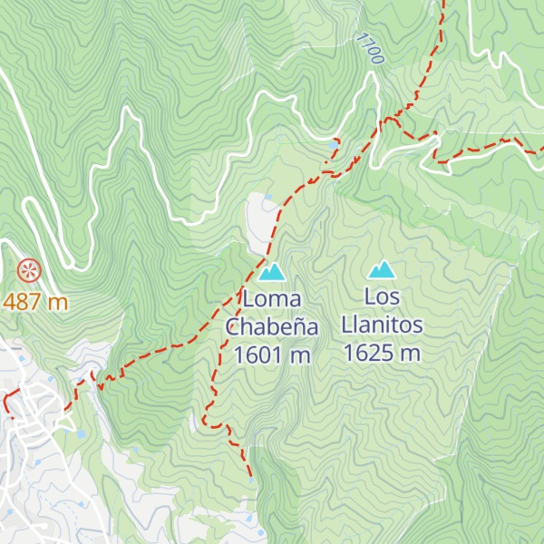 Map of Loma Chabeña