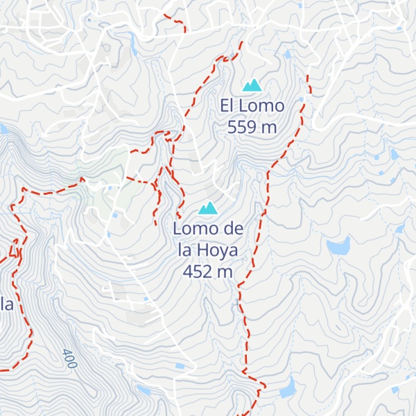 Map of Lomo de la Hoya