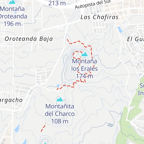 Map of Morrito Alto